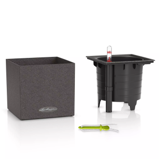 Doniczka Lechuza Canto Stone 14 kostka biały kwarcowy - 2