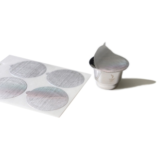 Naklejki do kapsułek kawy Gefu Conscio 80 szt - 2