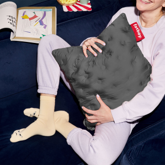 Poduszka podgrzewająca Fatboy Hotspot Quadro cool grey - 6