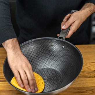Wok Zwilling Joy Plus 30 cm ze szklaną pokrywą - 13
