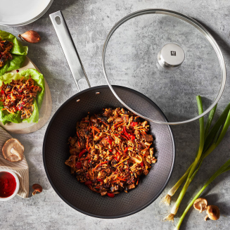 Wok Zwilling Joy Plus 30 cm ze szklaną pokrywą - 15