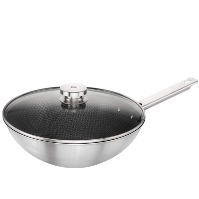 Wok Zwilling Joy Plus 30 cm ze szklaną pokrywą