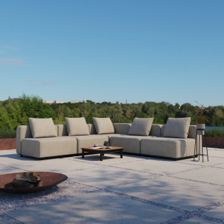 Sofa ogrodowa SACKit Cobana Lounge Sofa 2 Seater Kirra Sand - 4