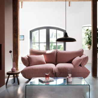 Sofa Fatboy Sumo Loveseat Cord Soft Pink - 10