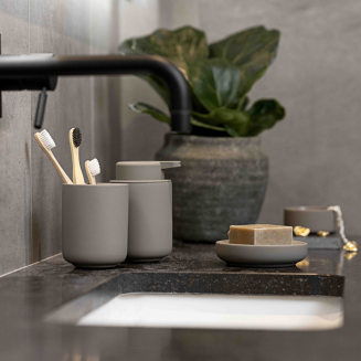 Kubek na szczoteczki do zębów Zone Denmark Ume Taupe - 2