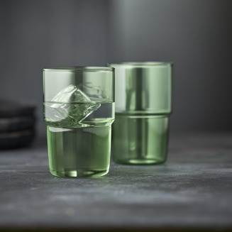 Szklanki do napojów Lyngby Glass Torino Green 400 ml - 2 szt. - 5