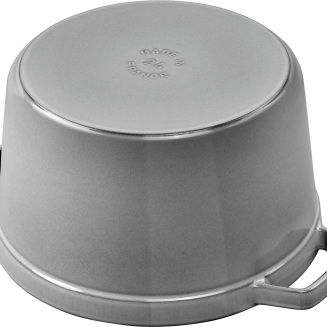 Garnek żeliwny okrągły wysoki Staub - 4.8 ltr, Grafitowy - 3