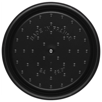  Round high cast iron pot Staub - 4.8 ltr, graphite - 4