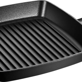 Żeliwna patelnia grillowa Staub 30 cm black - 2