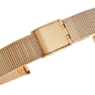 Bransoleta Siatka Różowe Złoto 14 mm 301RG14 - 3