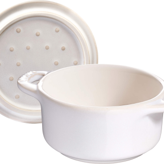 Staub Mini Cocotte Okrągły - 200 ml, Kość słoniowa - 3