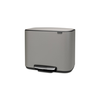 Kosz na śmieci Brabantia Bo 11+11+11l Mineral Concrete - 2