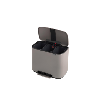 Kosz na śmieci Brabantia Bo 11+11+11l Mineral Concrete - 6