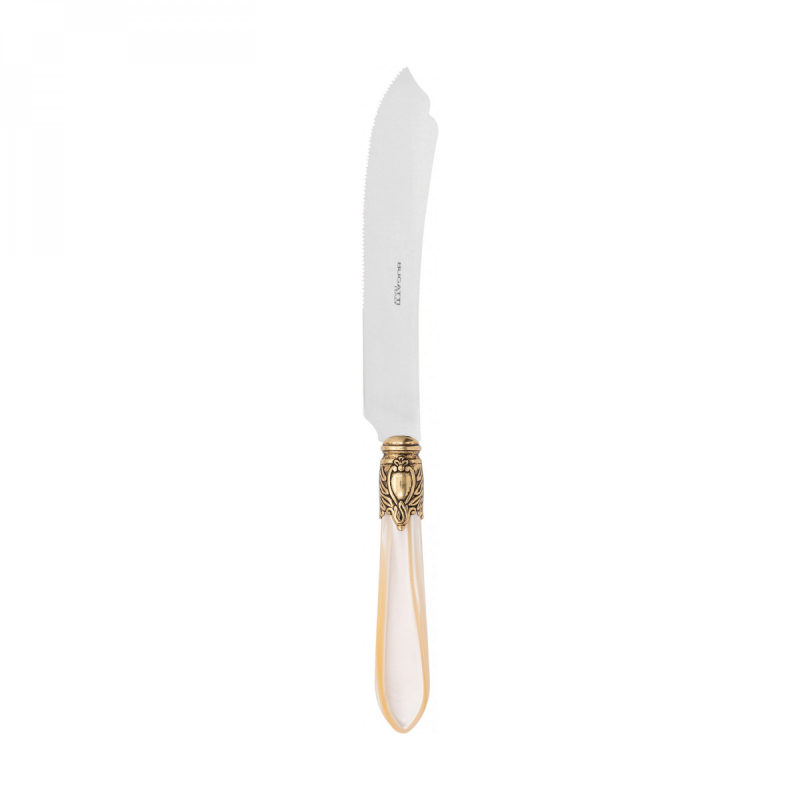 Nóż do ciasta Casa Bugatti Oxford Ivory/Gold