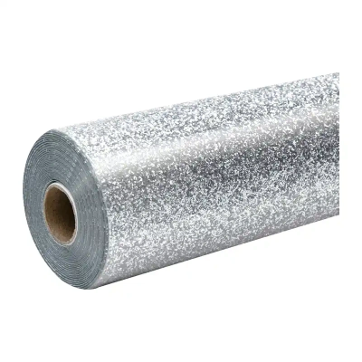 Folia termotransferowa HTVRONT Glitter 30.5cm x 90cm (srebrna)