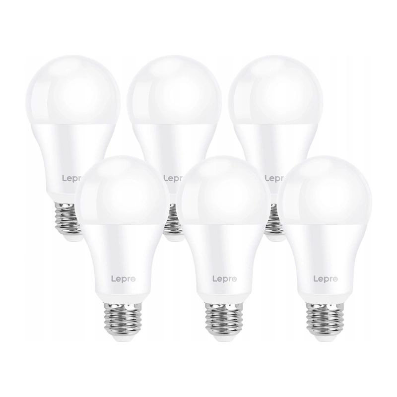 Żarówka LED LEPRO 100080-DW-EU-6 E27 A60 13W(100W) 1521lm 6500K 180° 6 szt.