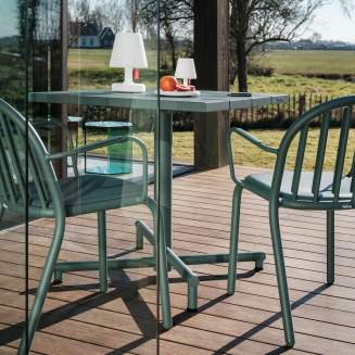 Stolik ogrodowy Fatboy Fred's Square Bistro Table Anthracite - 10