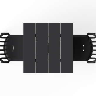 Stolik ogrodowy Fatboy Fred's Square Bistro Table Anthracite - 7