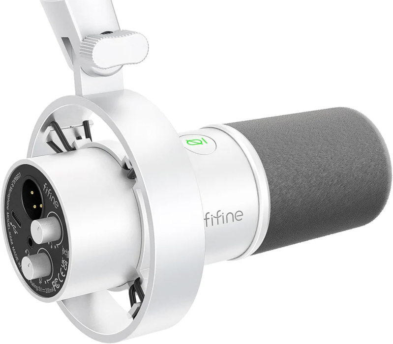 Mikrofon dynamiczny Fifine K688W (biały)