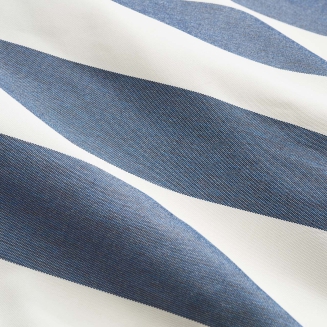  Combi deal: Rock 'n Roll Black + Fatboy The Original Outdoor Stripe Ocean Blue Pouffe - 12