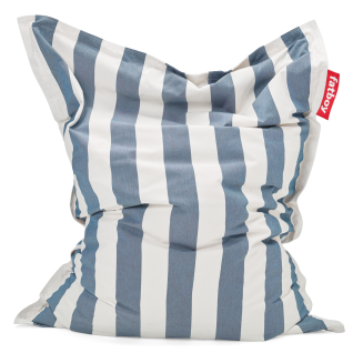 Pufa Fatboy The Original Outdoor Stripe Ocean Blue + Fotel bujany do puf Rock 'n Roll Black | PROMOCJA 15% - 2