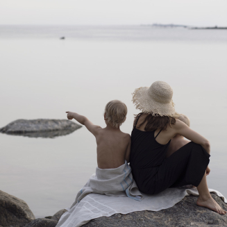  Lapuan Kankurit USVA linen towel-white 95x180 cm - 2