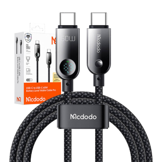 Kabel danych Mcdodo CA-4780 USB-C do USB-C  60W 1.2m (czarny) - 4