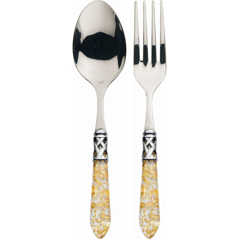 Komplet do serwowania Casa Bugatti Aladdin Gold/Steel