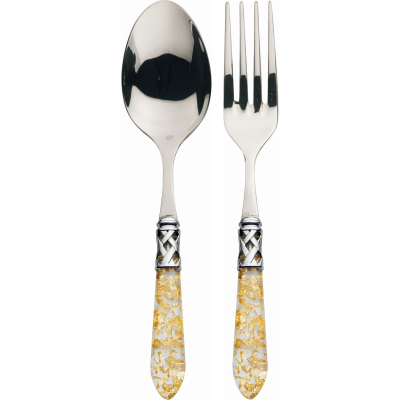 Komplet do serwowania Casa Bugatti Aladdin Gold/Steel