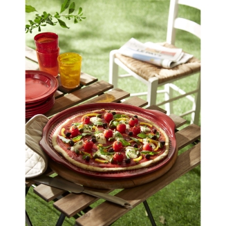  Emile Henry red pizza baking stone - 5