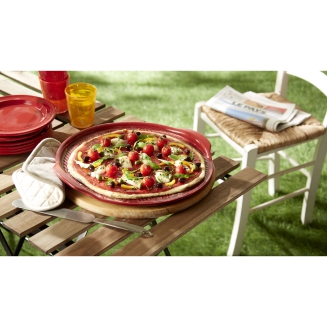  Emile Henry red pizza baking stone - 6