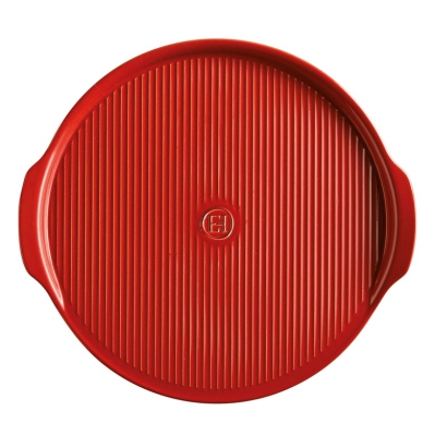  Emile Henry red pizza baking stone