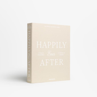 Ślubny album na zdjęcia - Happily Ever After L beżowy | PRINTWORKS - 2