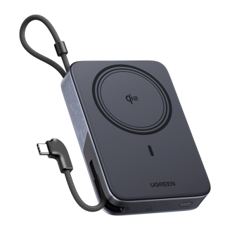Powerbank UGREEN PB568 10000mAh 30W magnetyczny (szary) - 2