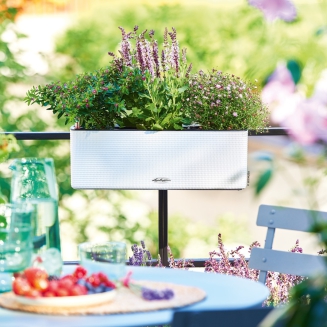 Lechuza Balconissima 40 planter with white handle - 9
