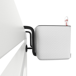 Lechuza Balconissima 40 planter with white handle - 3