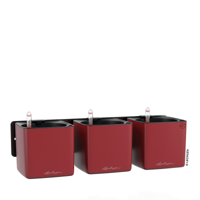 Donica ścienna Lechuza Home Kit Glossy czerwony mat