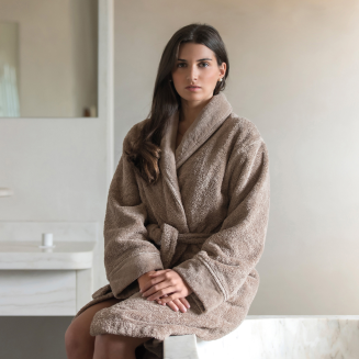 Szlafrok Graccioza Long Double Loop White - 3