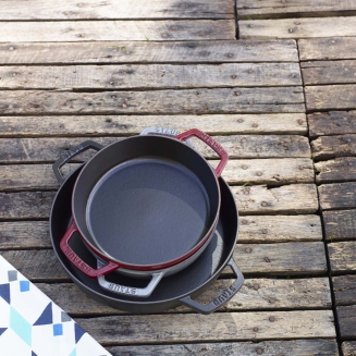  Cast iron frying pan with two handles Staub - 26 cm, graphite - 5