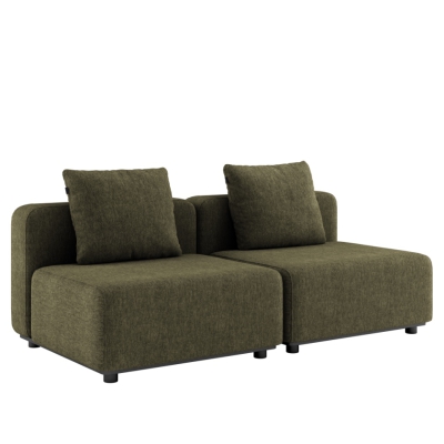 Sofa ogrodowa SACKit Cobana Lounge Sofa 2 Seater Kirra Olive