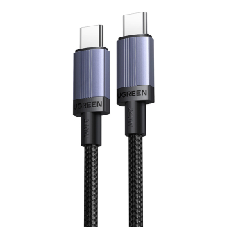 Kabel UGREEN L528 USB-C-USB-C 1m 100W (szary) - 2