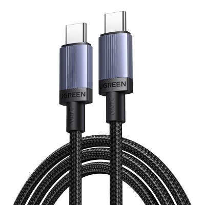 Kabel UGREEN L528 USB-C-USB-C 1m 100W (szary)