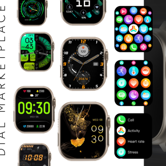 Smartwatch Męski RUBICON RNCF17 Tytan/Orange SMARUB269 - 7