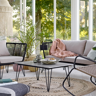 Sofa ogrodowa Bloomingville Mundo Black - 2