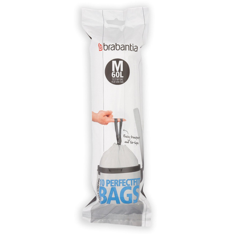  Brabantia PerfectFit Bags garbage bags, size M, 60l, 10 pcs