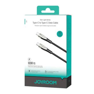 Kabel Star-Light USB C do USB-C Joyroom SA27-CC5 / 100W / 1,2m (czarny) - 2