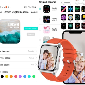 Smartwatch Rubicon RNCE89-3 Złoto-Różowy - 8