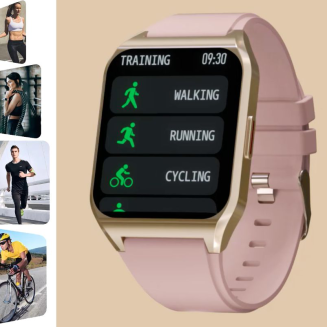 Smartwatch Rubicon RNCE89-3 Złoto-Różowy - 9