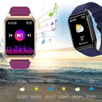 Smartwatch Rubicon RNCE89-3 Złoto-Różowy - 11