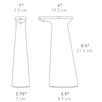 Dozownik automatyczny Simplehuman Sensor Spray 350 ml biały - 6